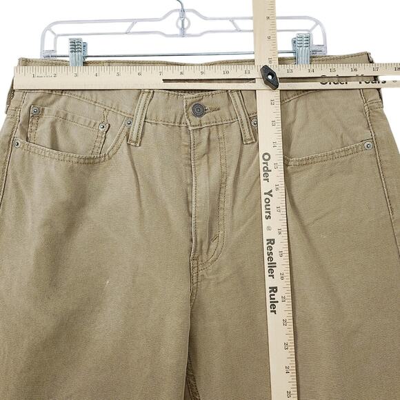 Levi's 514 Straight Fit Jeans Tan, Size Mens 34X34, PRE-OWNED - Picture 3 of 11